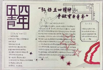 2020五四青年节手抄报简单好看_青年节手抄报简单又好看