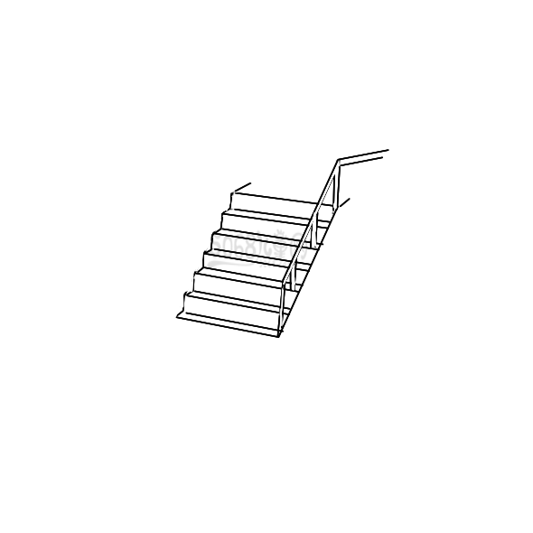又简单又好看的楼梯简笔画原创教程步骤