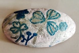 儿童创意石头画-四叶草