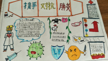 2020预防新型冠状病毒肺炎手抄报