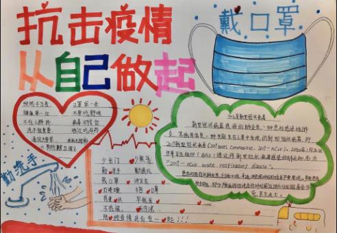 中国加油致敬医护人员手抄报