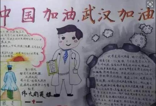 2020预防病毒性肺炎手抄报