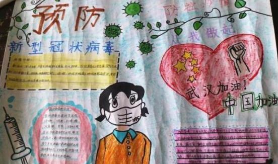 2020预防病毒性肺炎手抄报