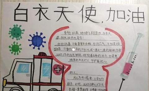 武汉加油小学生手抄报模板_冠状病毒手抄报图片