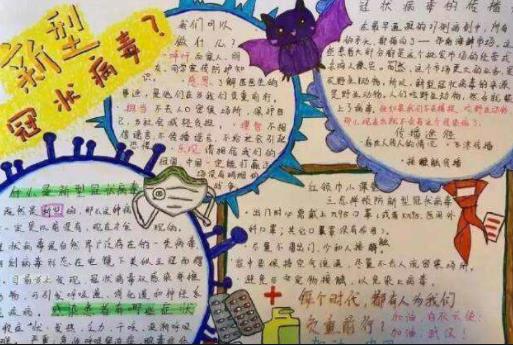 致敬奋战在疫情一线的逆行者小学生手抄报