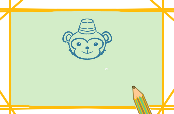 聪明的猴子简笔画要怎么画
