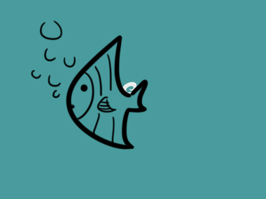 漂亮的海鱼简笔画要怎么画