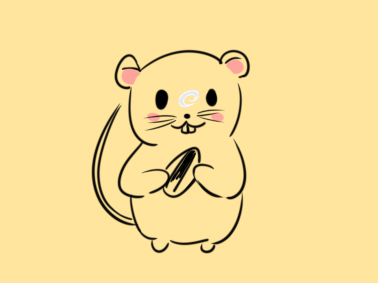 又简单又好看的小老鼠简笔画怎么画