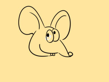 新春聪明的老鼠简笔画怎么画