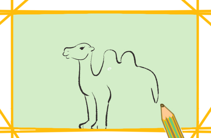 沙漠骆驼简笔画要怎么画
