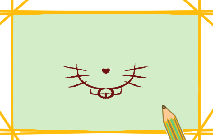 可爱的猫小学生简笔画图片教程