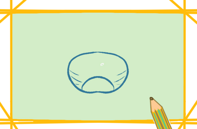 卡通螃蟹上色简笔画图片教程