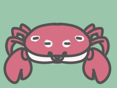 通红的螃蟹简笔画要怎么画