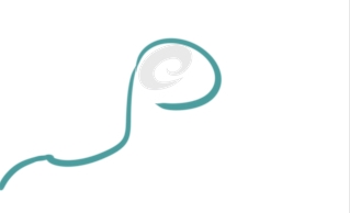 超简单的青色蛇简笔画步骤图