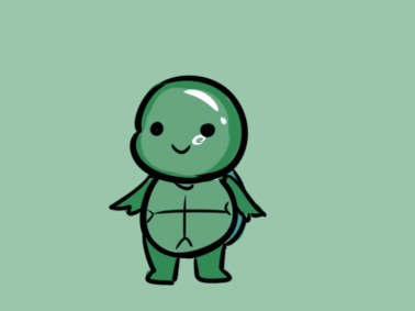 可爱的绿色乌龟简笔画要怎么画  乌龟简笔画