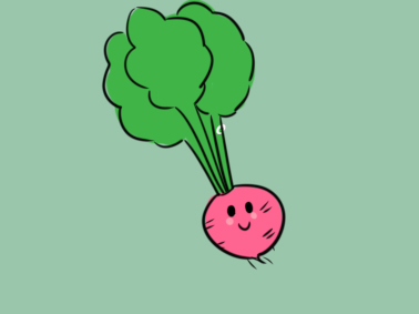 蔬菜之红萝卜简笔画要怎么画