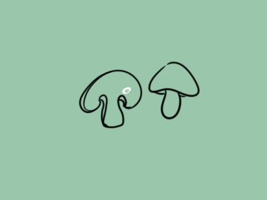 鲜美的蘑菇简笔画要怎么画