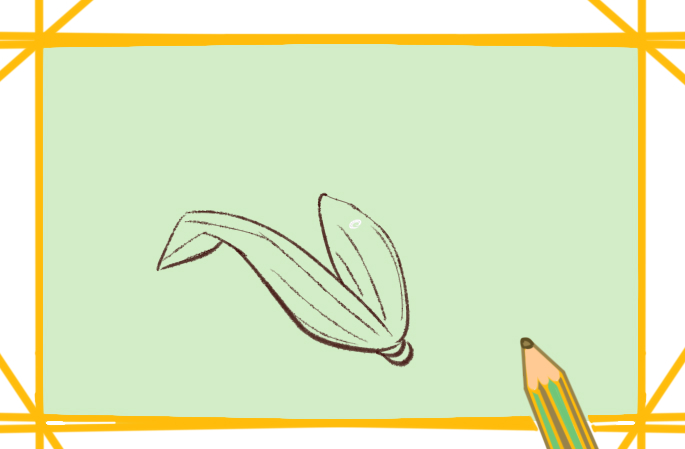 金黄色的玉米超简单的简笔画步骤图