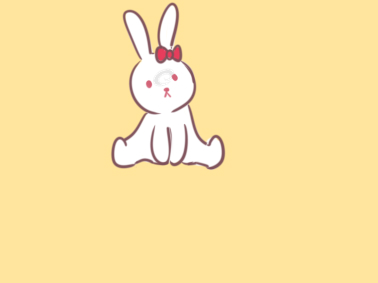漂亮的小白兔简笔画怎么画