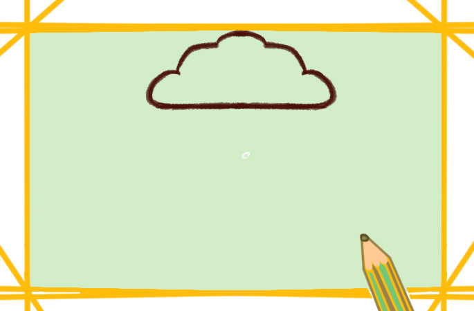 可爱的云朵简笔画要怎么画简笔画原创教程步骤