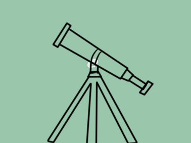 天文望远镜上色简笔画图片教程