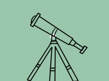 天文望远镜简笔画要怎么画