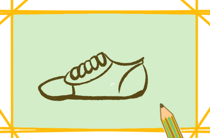 舒适的运动鞋简笔画要怎么画 运动鞋简笔画