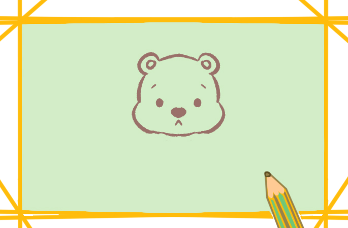 爱吃蜂蜜的维尼熊上色简笔画要怎么画