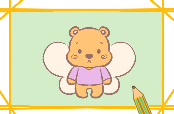 爱吃蜂蜜的维尼熊上色简笔画要怎么画