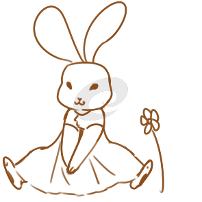又简单又好看的童话兔子简笔画