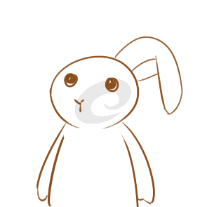 可爱的兔子简笔画原创教程步骤