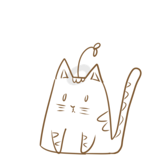 卡通可爱橘猫简笔画要怎么画