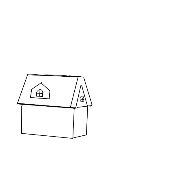 我们的小房子的简笔画要怎么画