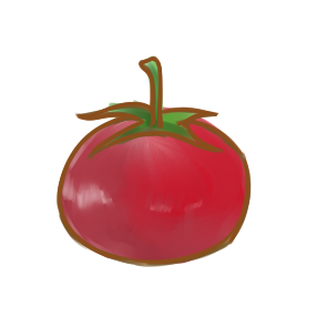 漂亮的西红柿简笔画要怎么画