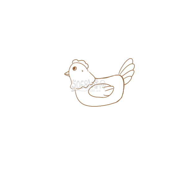 母鸡孵蛋简笔画要怎么画