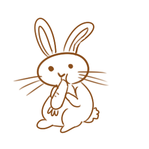 吃胡萝卜的兔子简笔画要怎么画