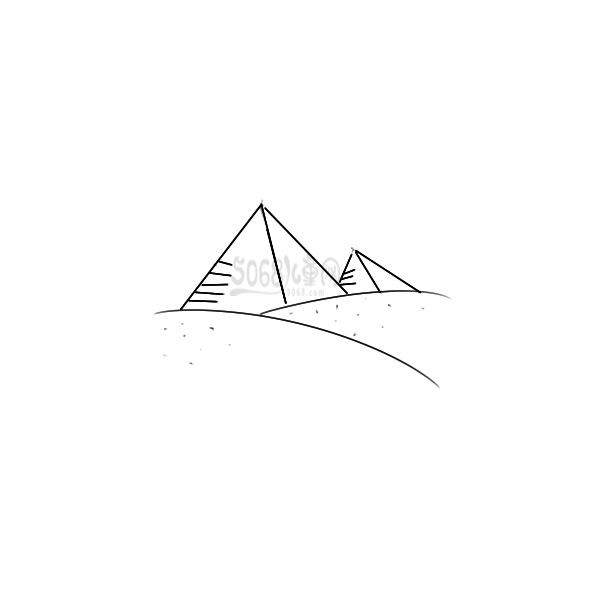 埃及的金字塔要怎么画