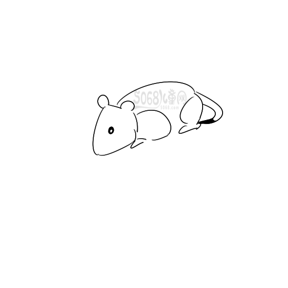 鼠年老鼠怎么画