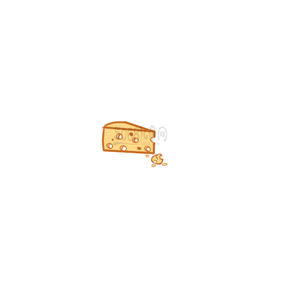超简单的奶酪简笔画步骤图
