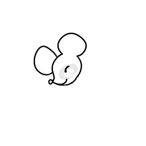 老鼠拜年简笔画手绘大全