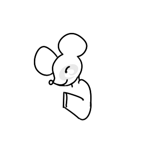 可爱的老鼠拜年简笔画怎么画