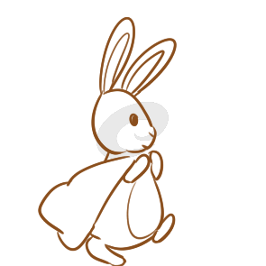 超可爱的兔子简笔画要怎么画