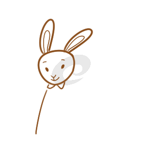 漂亮的兔子儿童简笔画要怎么画