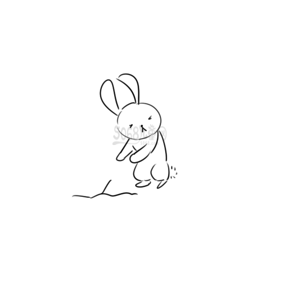 萝卜的兔子简笔画手绘步骤图