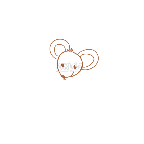 鼠年的小老鼠要怎么画