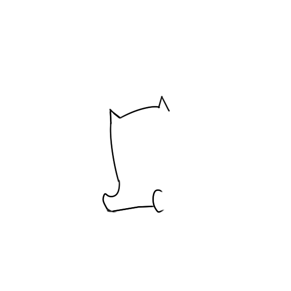 小猫钓鱼简笔画手绘步骤图