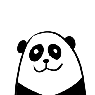 超简单的熊猫头简笔画原创教程步骤