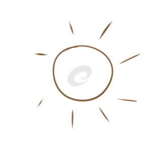 超简单的太阳简笔画原创教程步骤