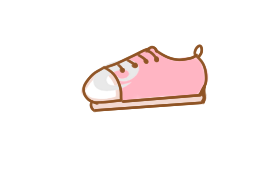粉红色的运动鞋简笔画要怎么画